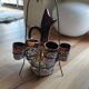 Vintage liqueur service signed Vallauris