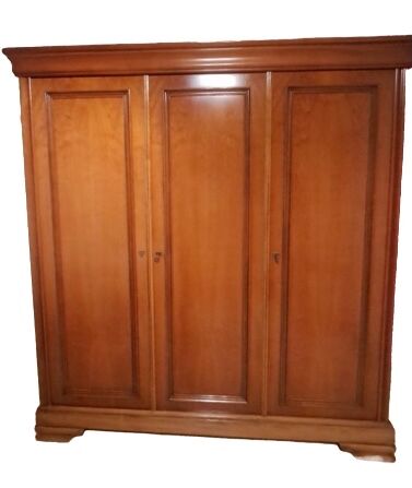 Louis Philippe style cherry wood wardrobe