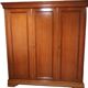 Louis Philippe style cherry wood wardrobe