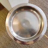 Champagne bucket holder in vintage chrome metal