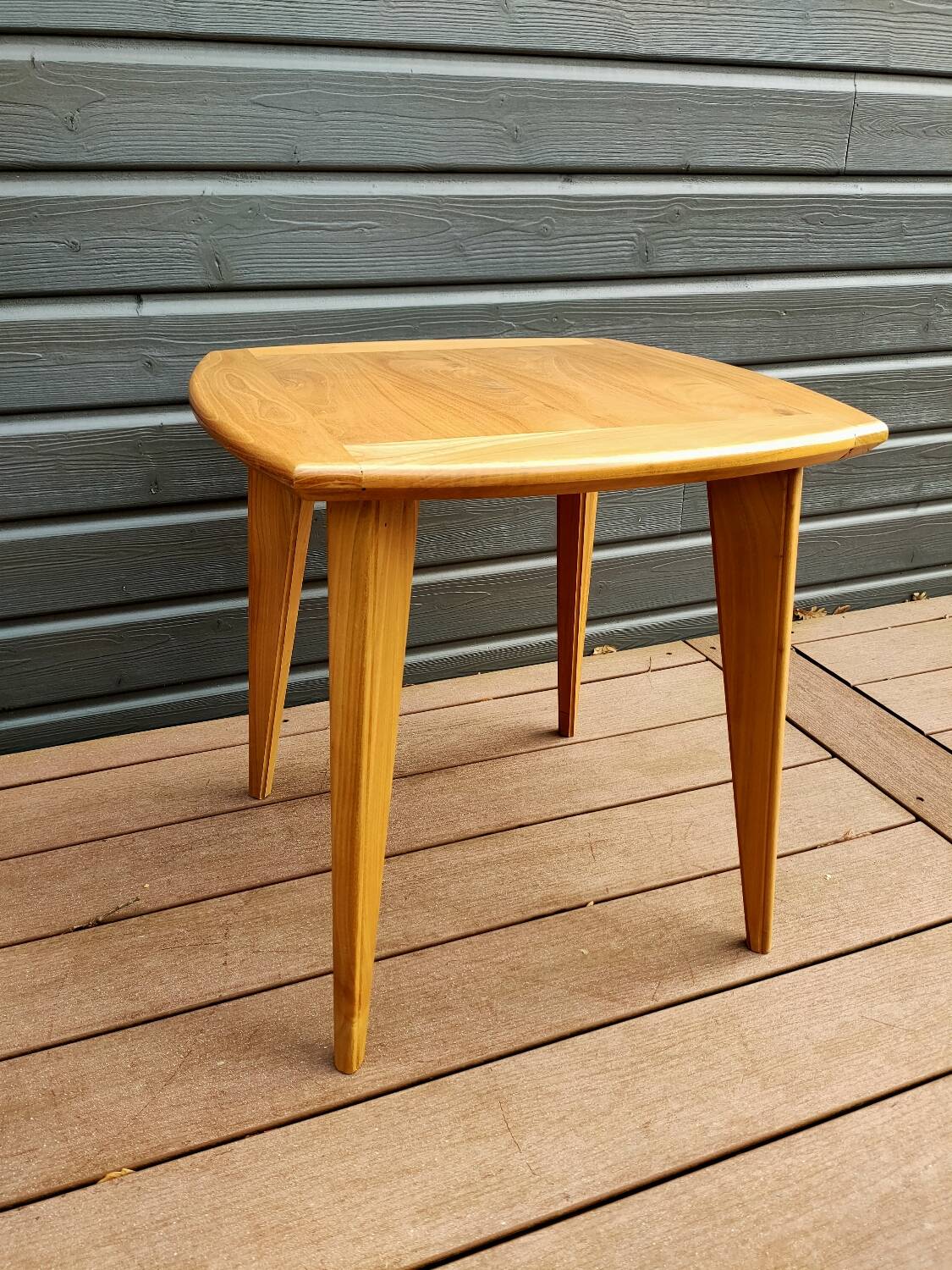 Small Scandinavian table in solid wood