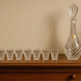 Bavarian crystal decanter + 8 glasses – with original box