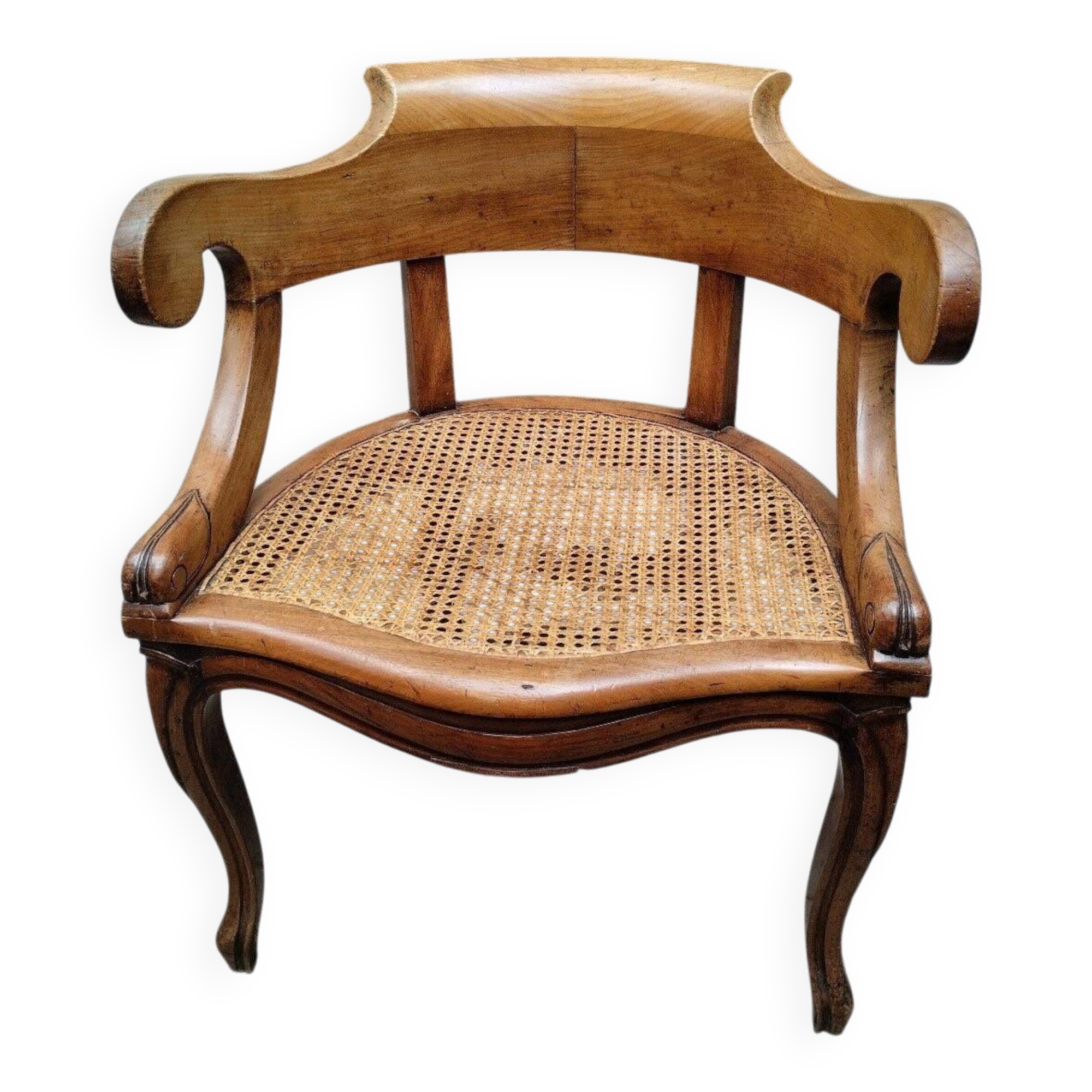 Office Chair - Walnut - Louis-Philippe - c. 1900