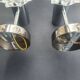 Pair of vintage 1970s chrome wall sconces.