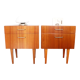 Pair of vintage bedside tables