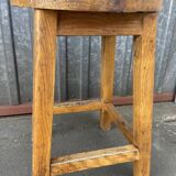 Rustic ash farm stool 1940