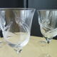 Set of 6 red wine glasses