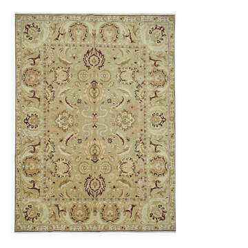 Turkish Handknotted Wool Oushak Rug 274 cm x 375 cm