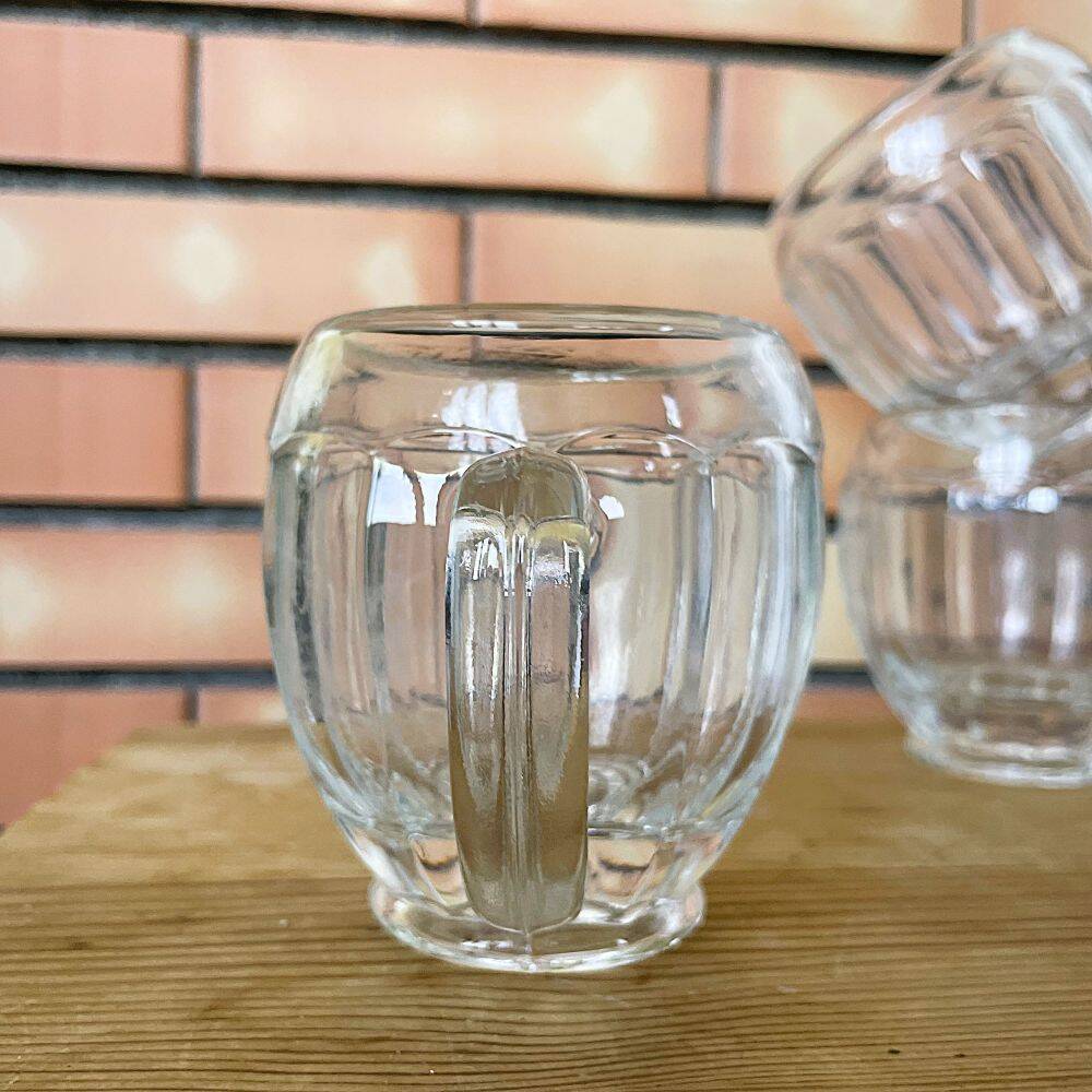 Set of 6 Portuguese vintage beer mugs
