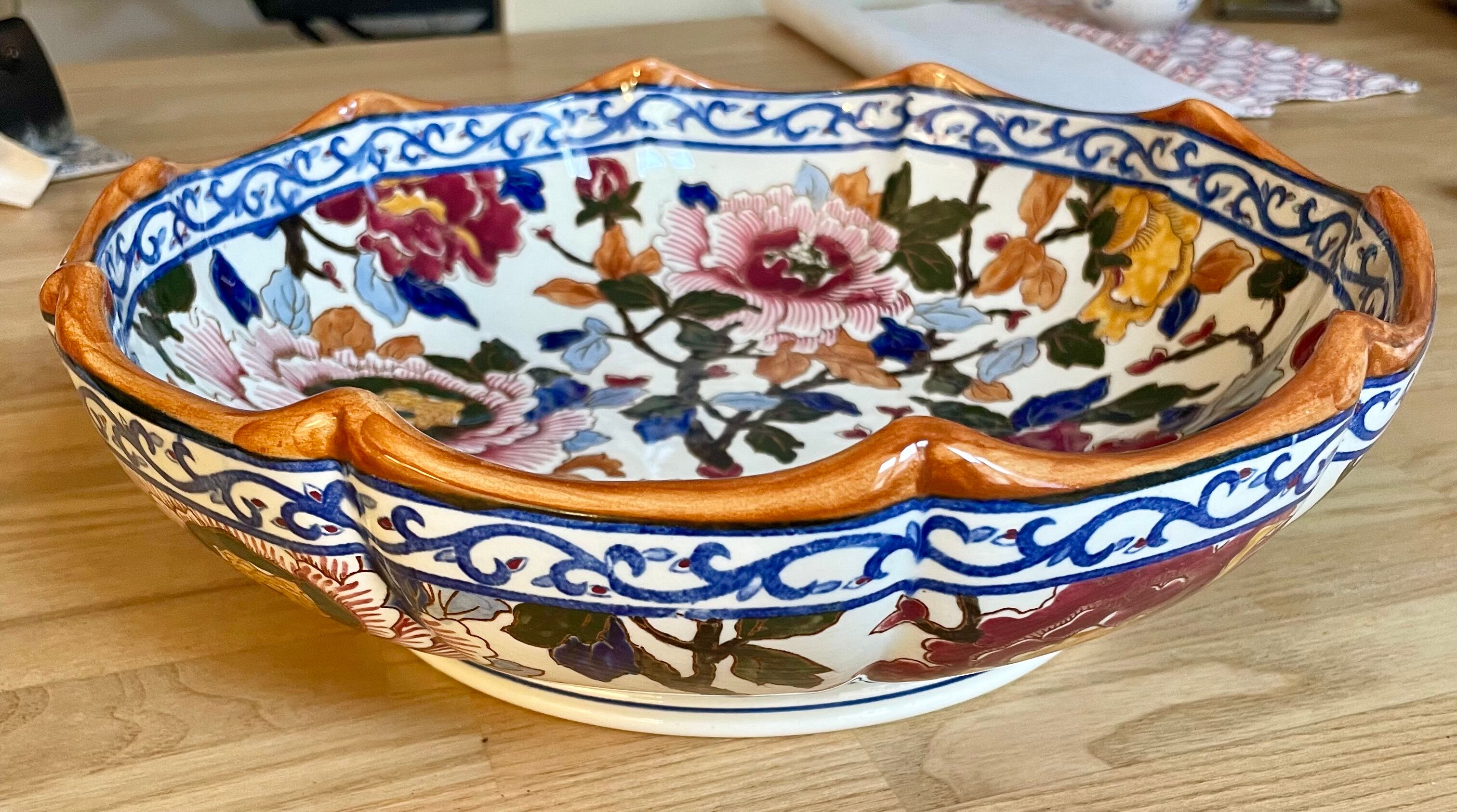 Gien earthenware plate