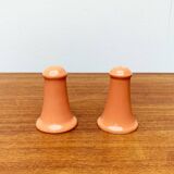 Postmodern ceramic salt and pepper shakers by Gallo Design for Villeroy & Boch, set of 2.