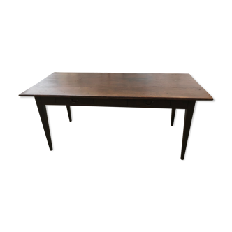 Table de ferme en chêne massif