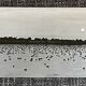 Photography silver print black and white circa 1970 sunset