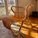 Fauteuil en rotin design danois