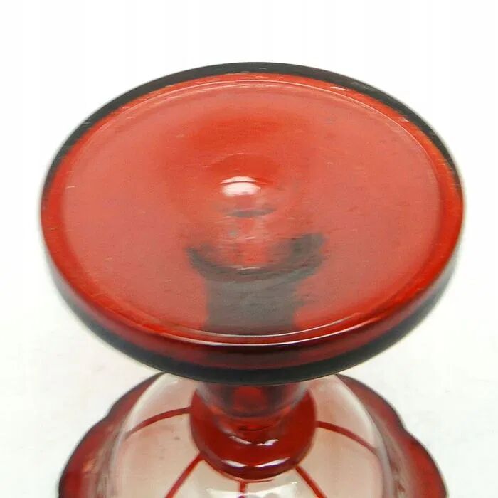 J1A Biedermeier Style Plate Bohemia