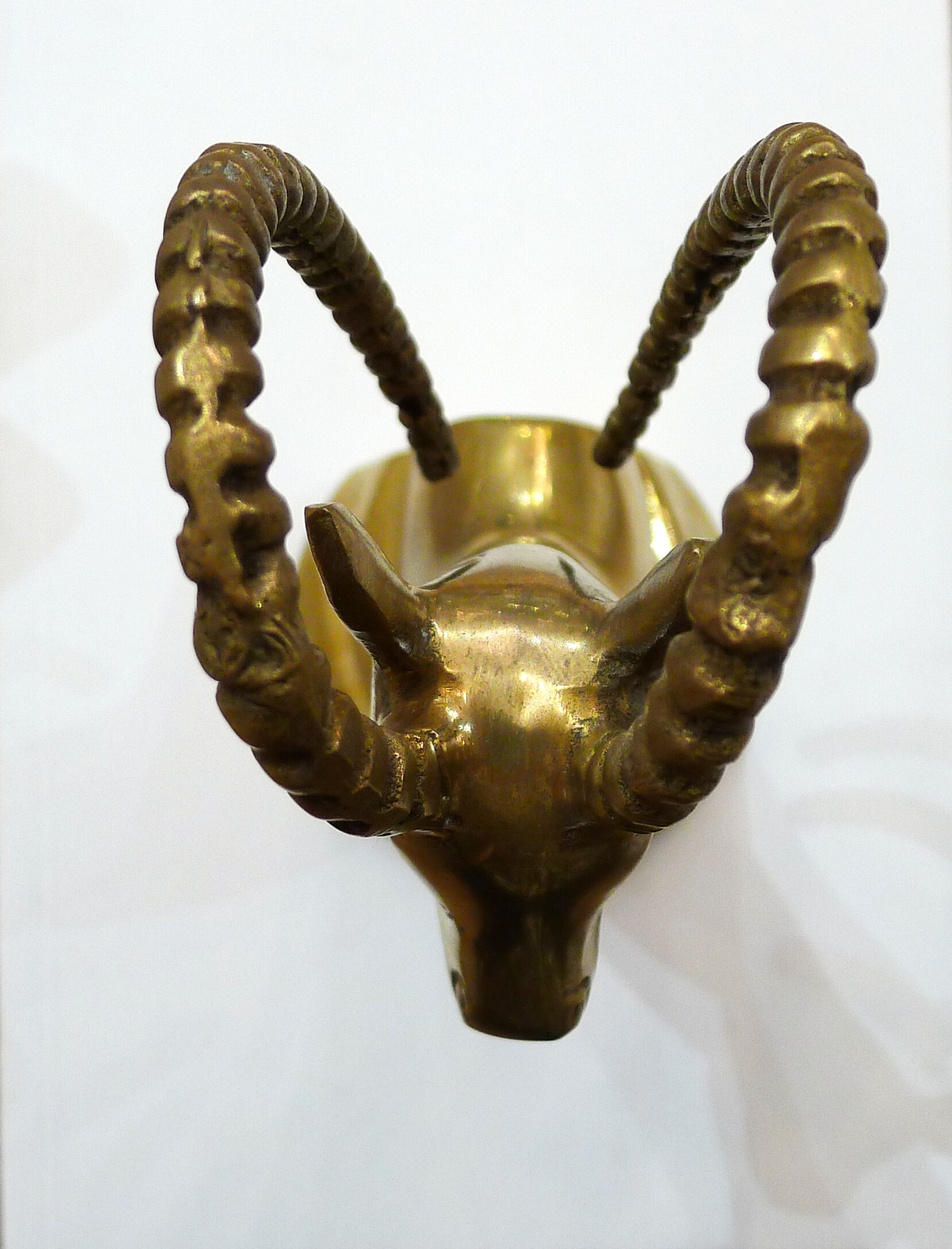 Book-ibex, solid brass, 1970'