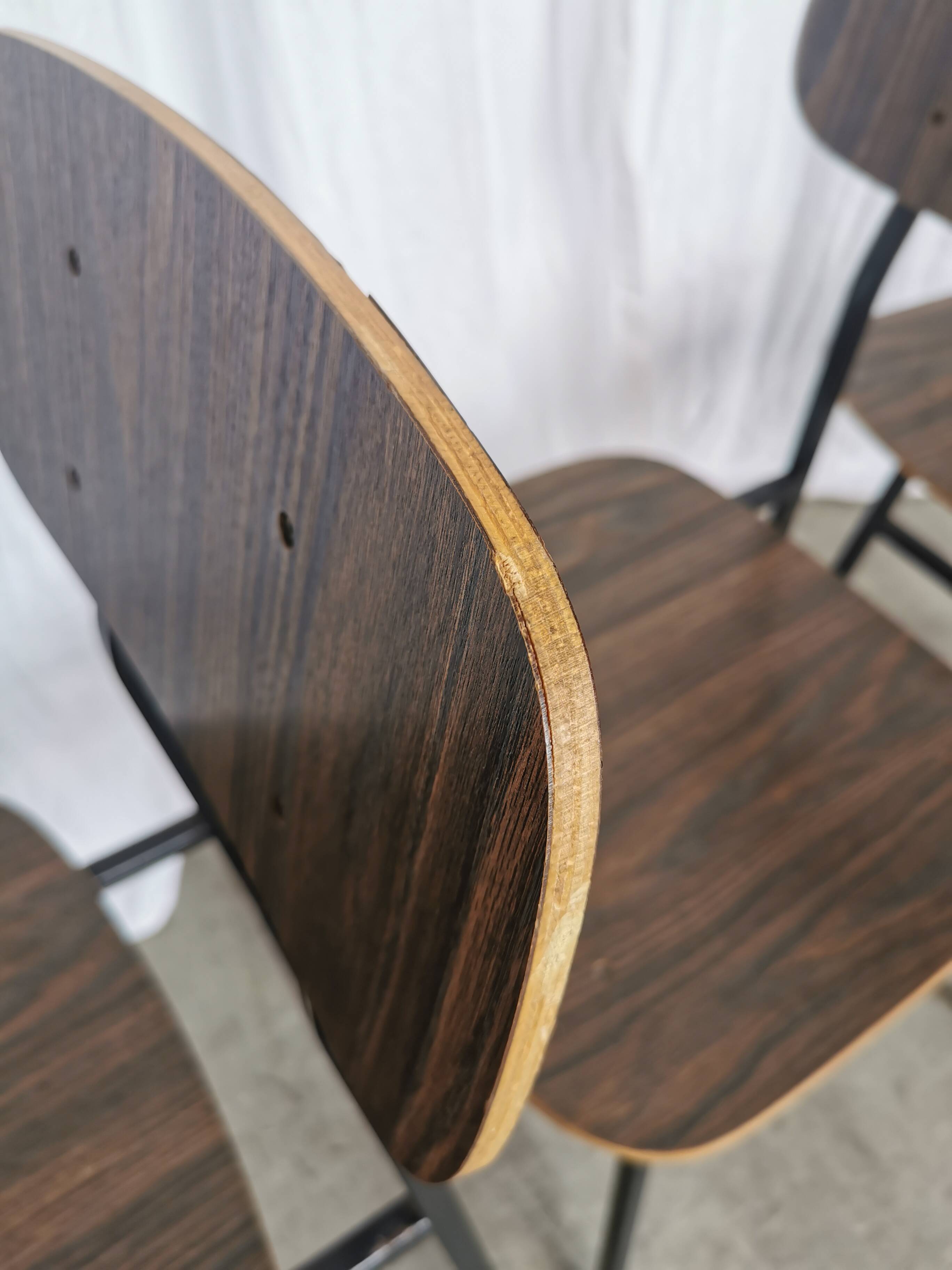 Chaises d'école industrielles vintage - STOL Kamnik - Yougoslavie des années 70 - Lot de 6