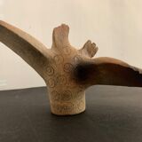 Ceramic owl atelier Palègre, France, 1970