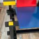 “Red and blue” lounge chair in the style of Gerrit Rietveld