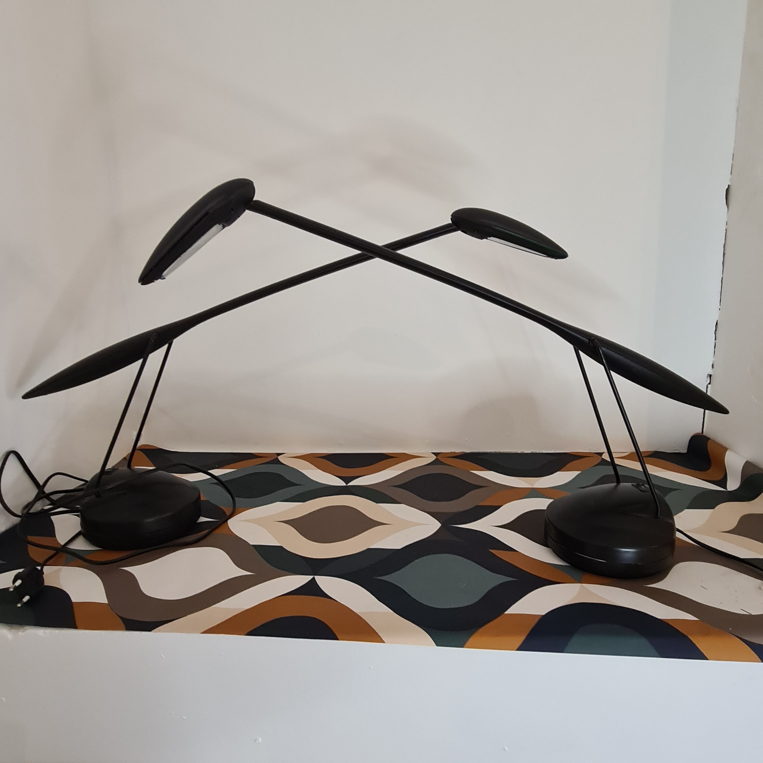 Pair of desk lamps Unilux