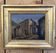19th century painting, oil on canvas, interior decor of a lively village