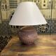 Lampe à poser en terre cuite