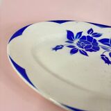 Digoin Sarreguemines dish Corsica model blue