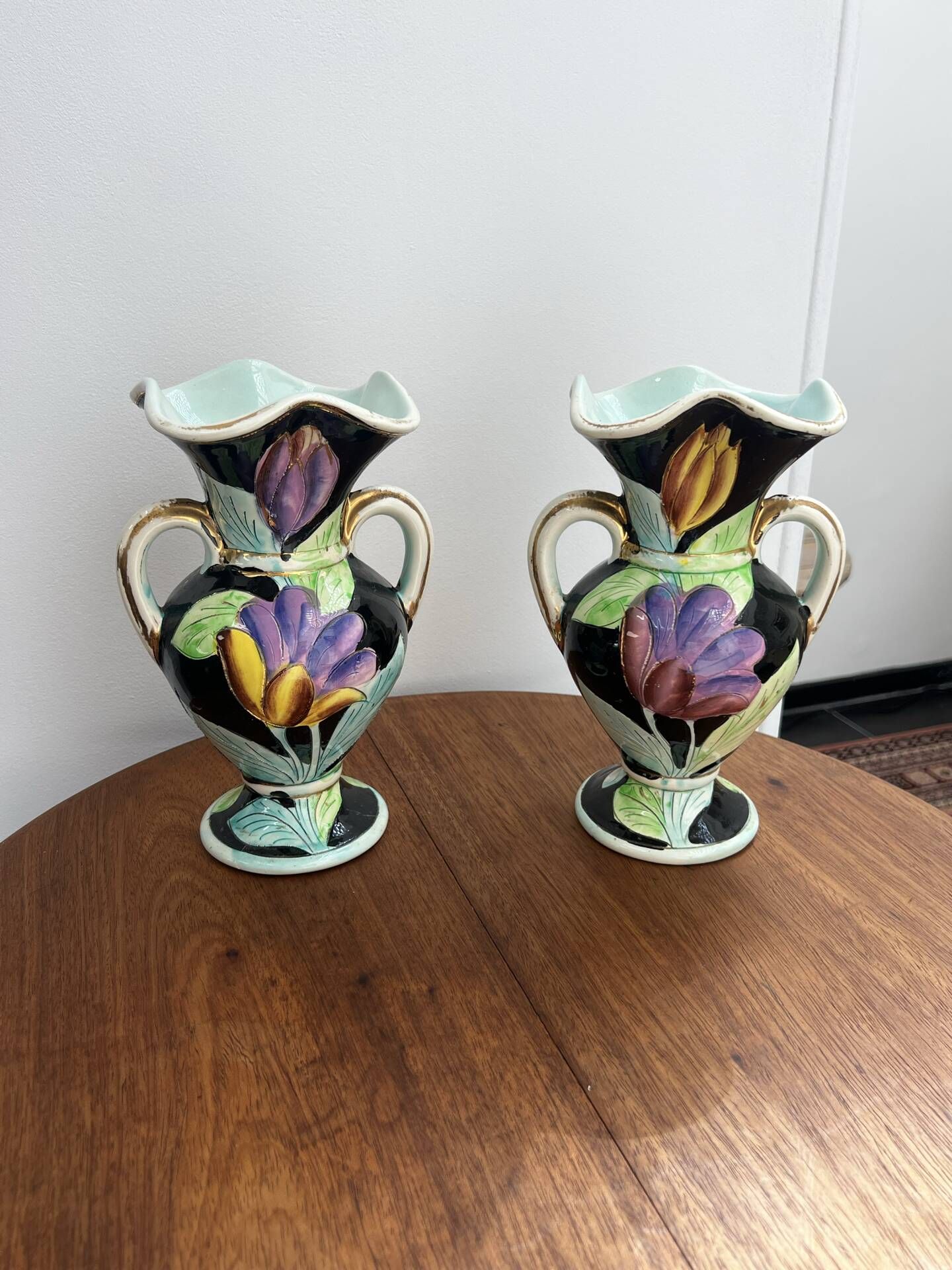 Paire de vases Vallauris 1950