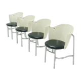 Set of 4 Brobon Dining chairs by Abe Bonnema & Floris van den Broecke 1990s