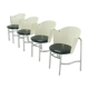 Set of 4 Brobon Dining chairs by Abe Bonnema & Floris van den Broecke 1990s