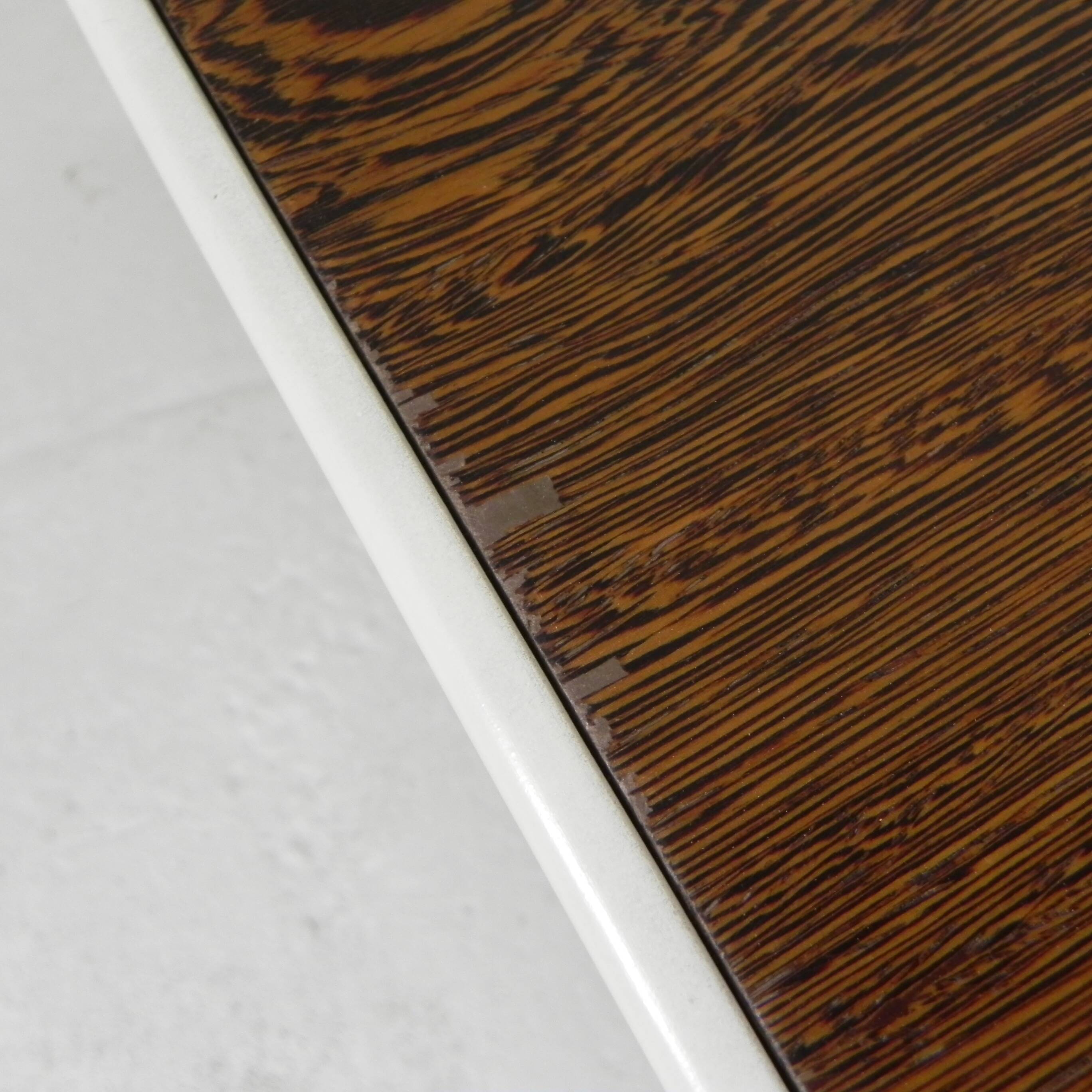 Coffee table with wenge wood top, 1960s
