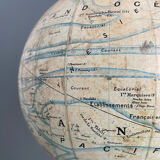 Terrestrial globe world map geographer Forest XIXth