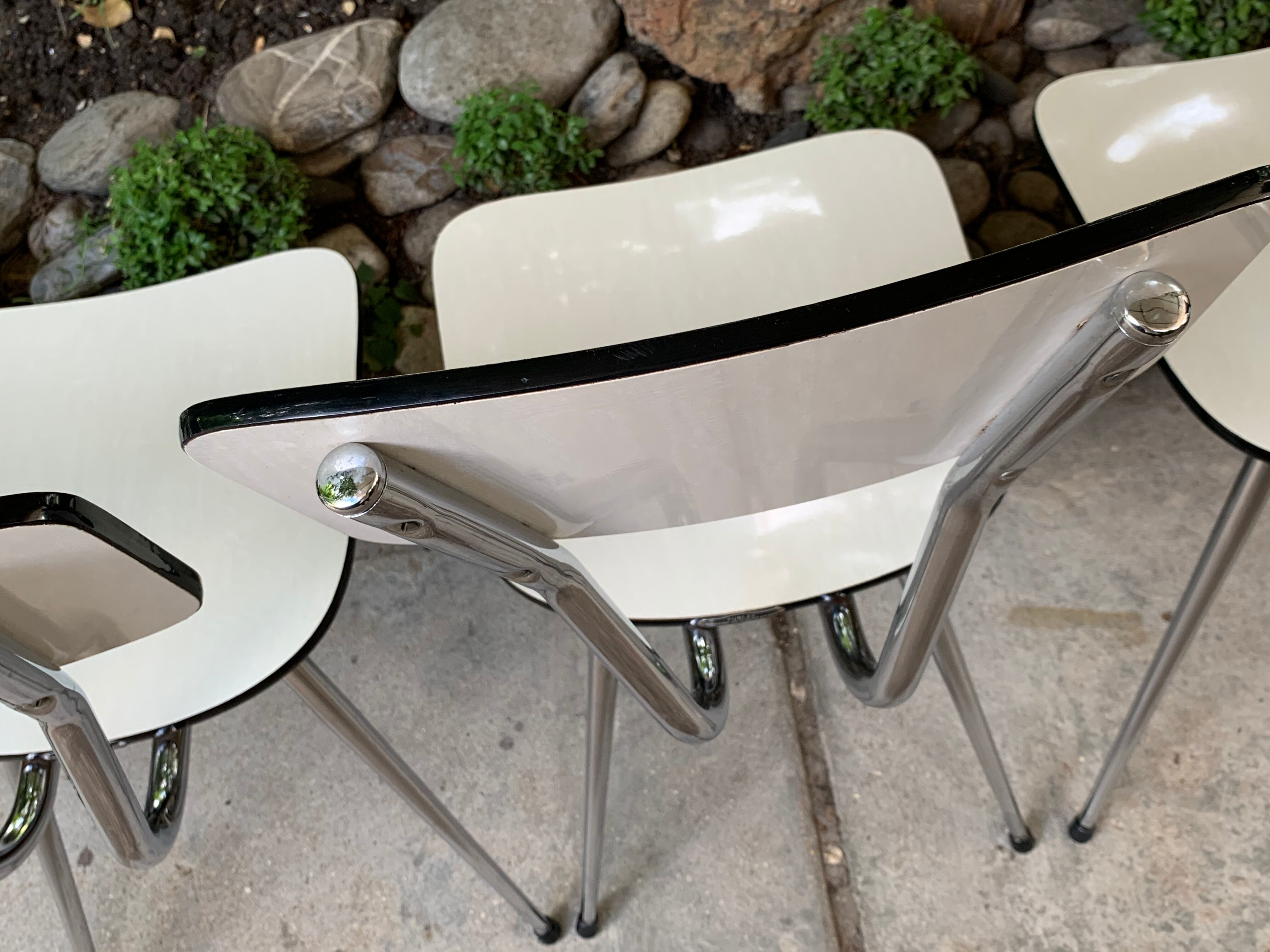 Tublac compass formica 5 chairs