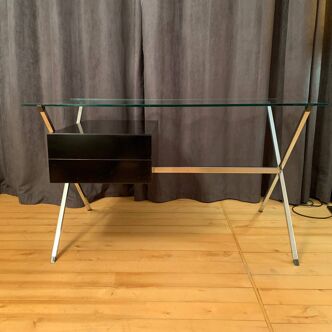 Model 80 double-sided desk by Franco Albini, Knoll International, USA, 1970s