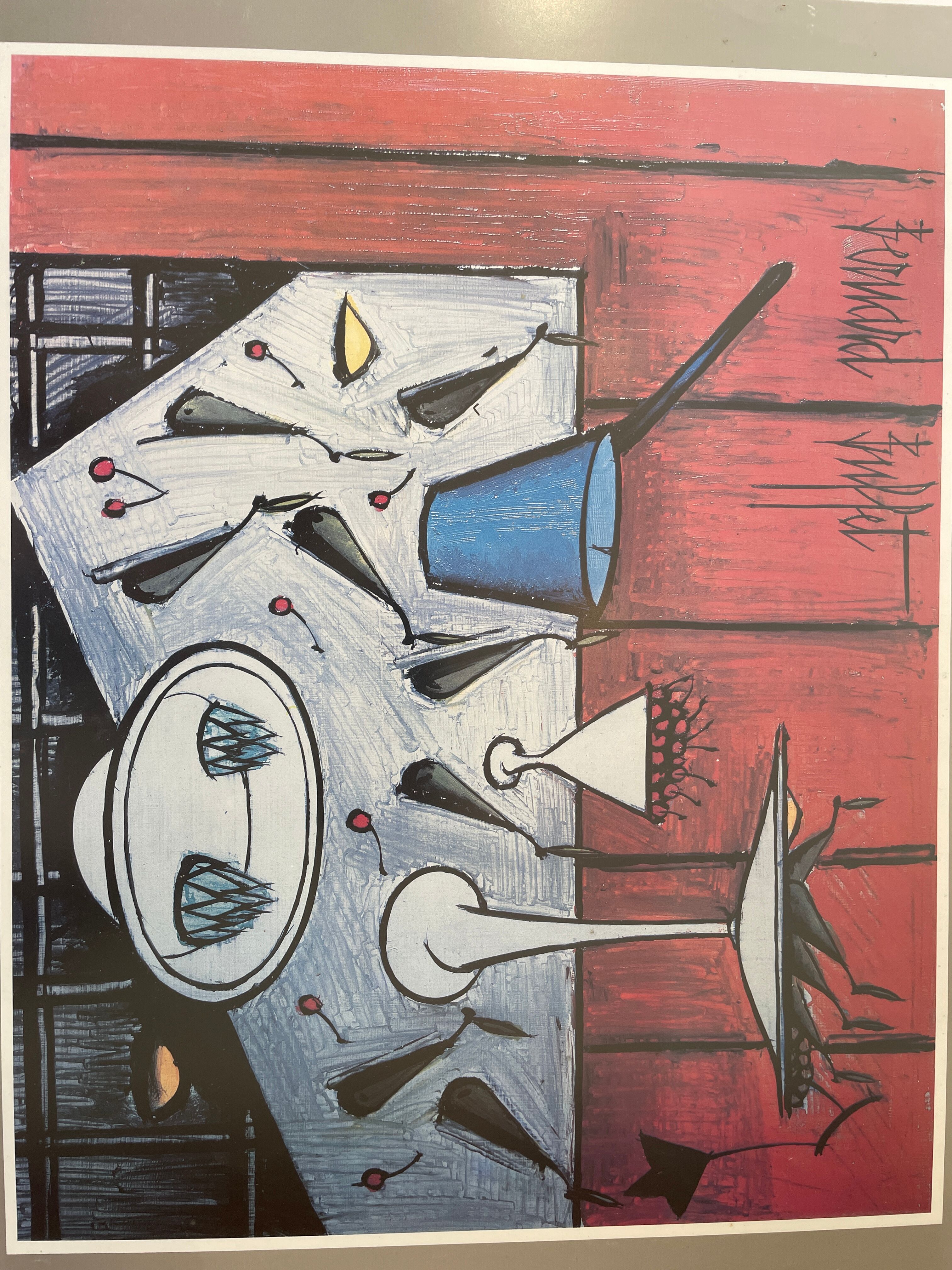 Poster exhibition Bernard Buffet - La Baule 1980