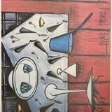 Poster exhibition Bernard Buffet - La Baule 1980