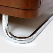 Bauhaus Chromed and Tubular Steel Wardrobe from Hynek Gottwald, 1940s