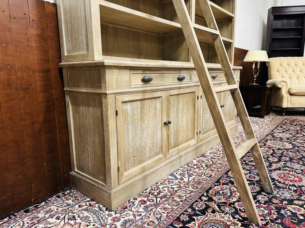 Country Pale Oak Look Bookcase