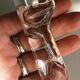 Antique glass knife rest