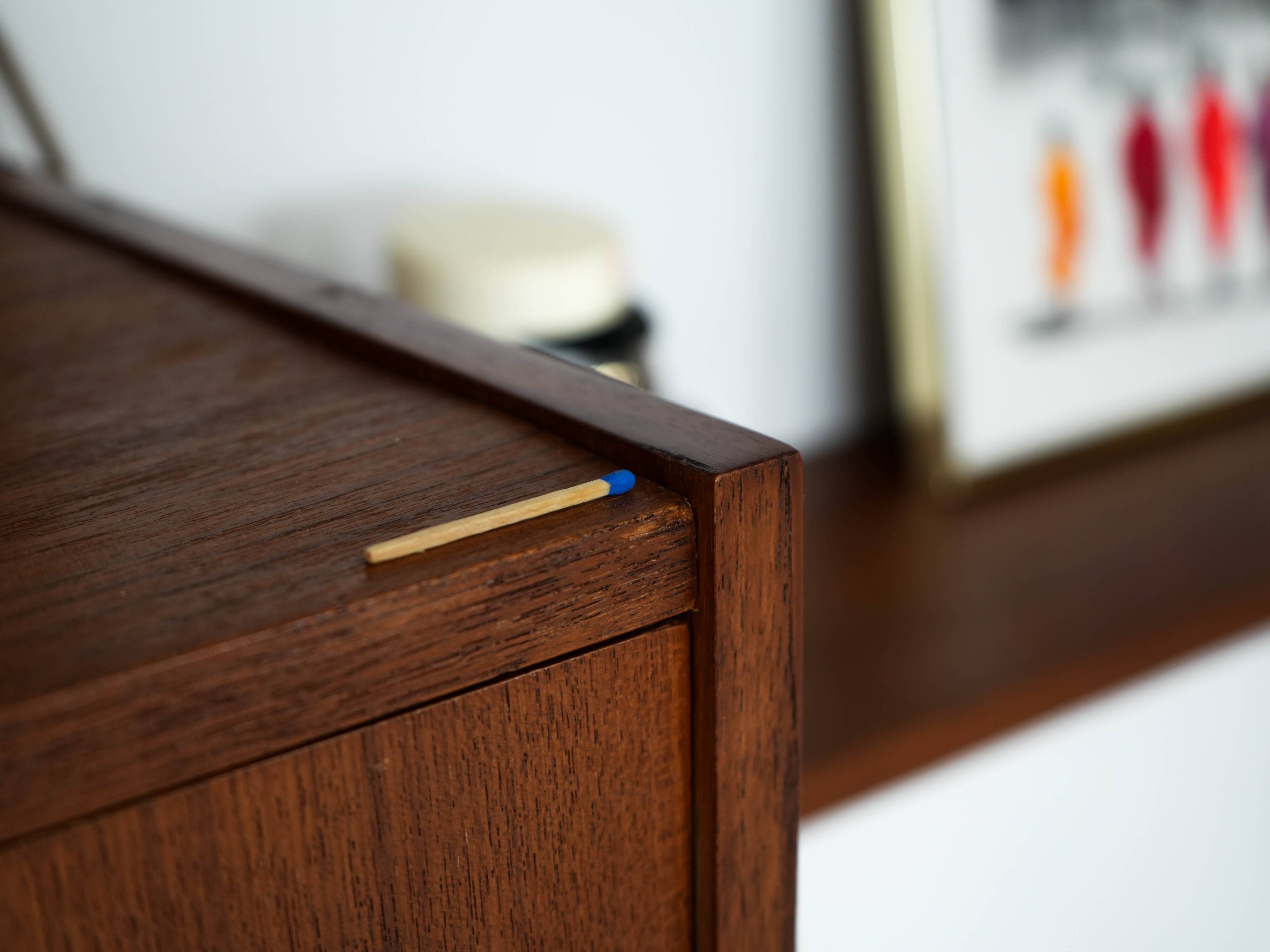 Teak shelving unit, Danish design, 1960s, manufactured in Denmark