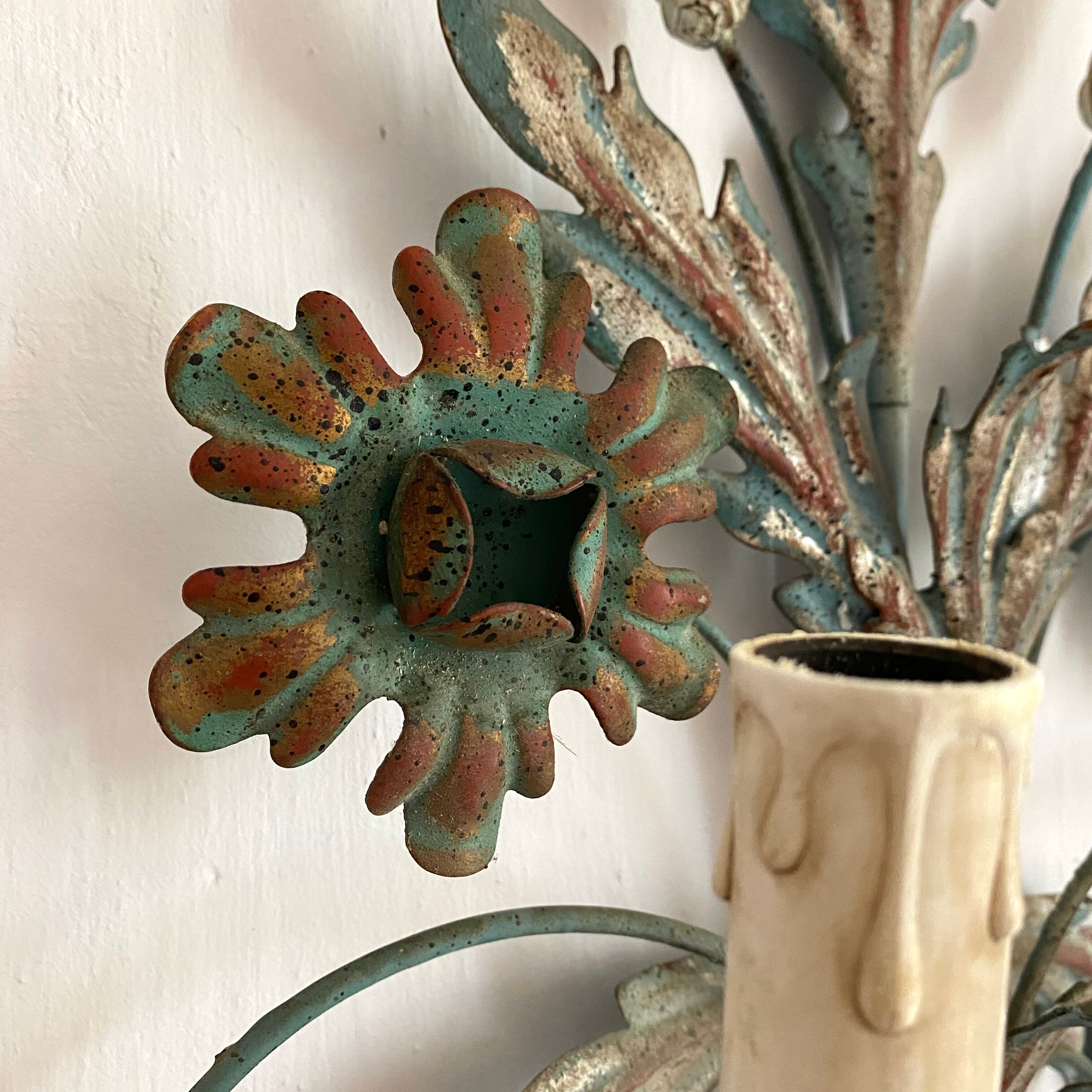 Applique murale italienne épi de blé années 50