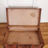 Malle ancienne bois cuir