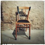 Ensemble chaises bistrot dépareillées