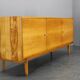 1960s Czechoslovakian maple veneer sideboard, high gloss finish