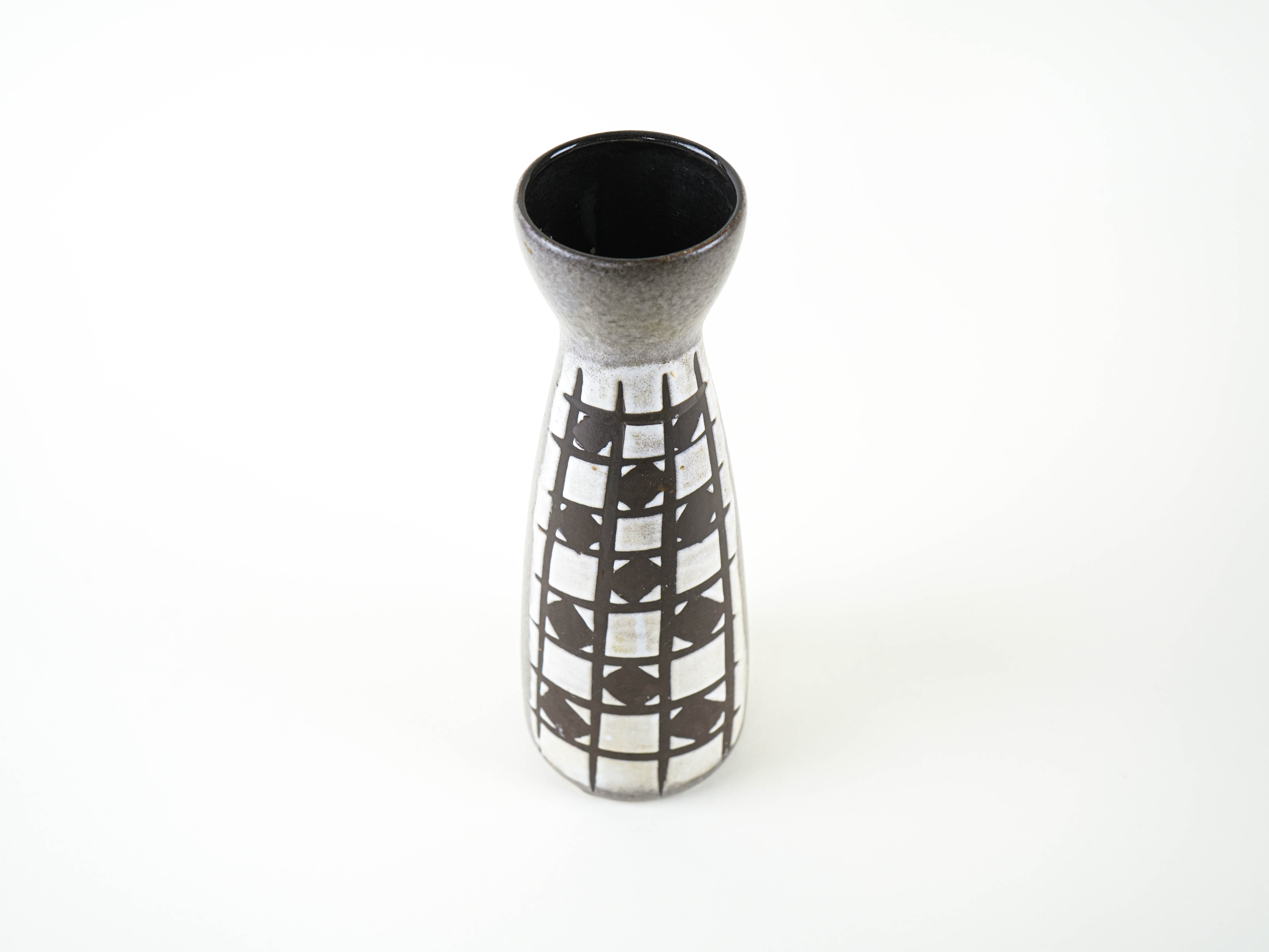 Ceramic vase, German design, 1960s, made in West Germany