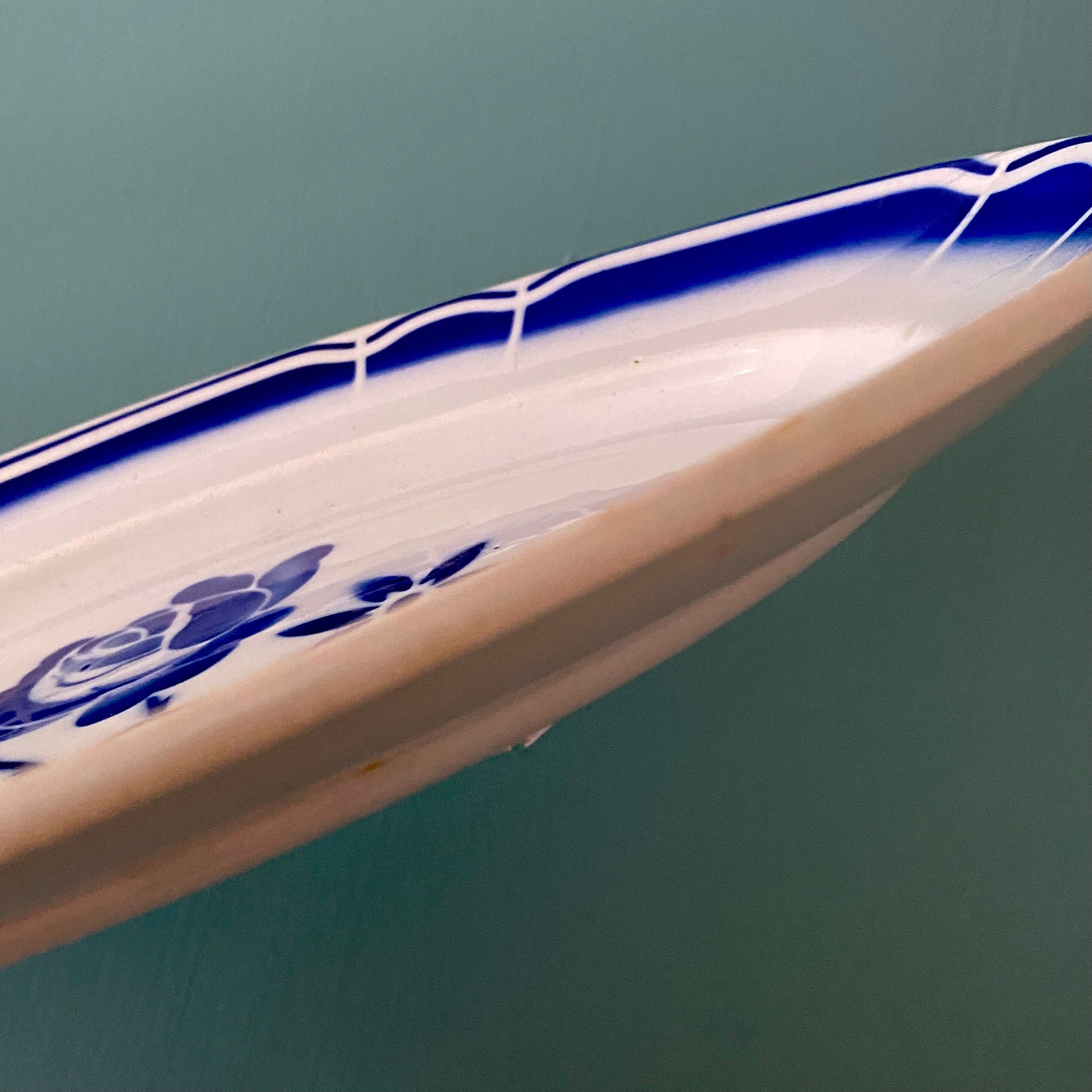 Delight vintage pattern blue flowers