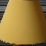 Ceramic lamp, vase and matching plate, Drimmer