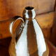 Conical pitcher with brown glaze - folk art - early twentieth century