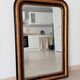 Louis Philippe mirror 105*71cm in wood and stucco 19th century