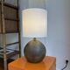 Guy Baudat stoneware ball lamp